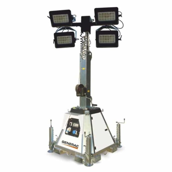 Svetelná veža Generac mobile CTF 10, 4x 320 W LED lampy